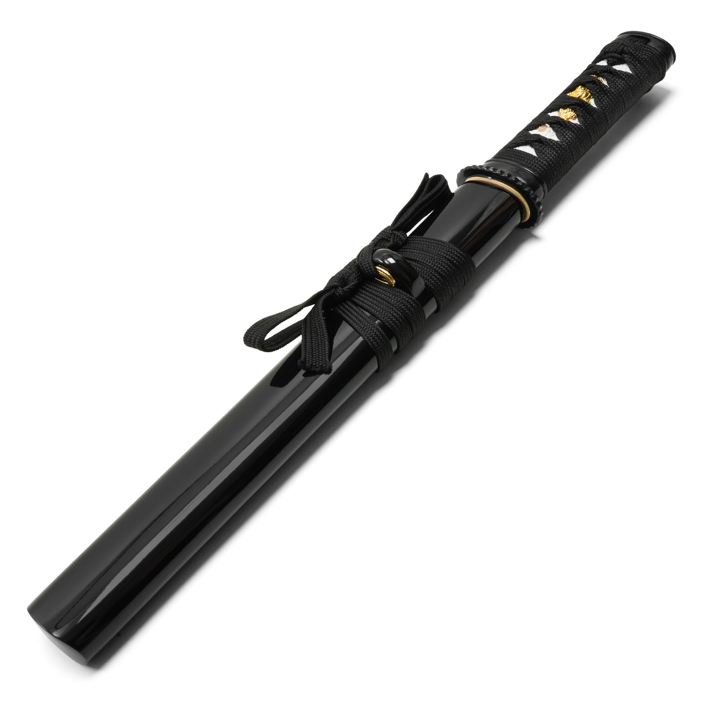 14.75" Black Straight Tanto Blade | Display Tanto Knife