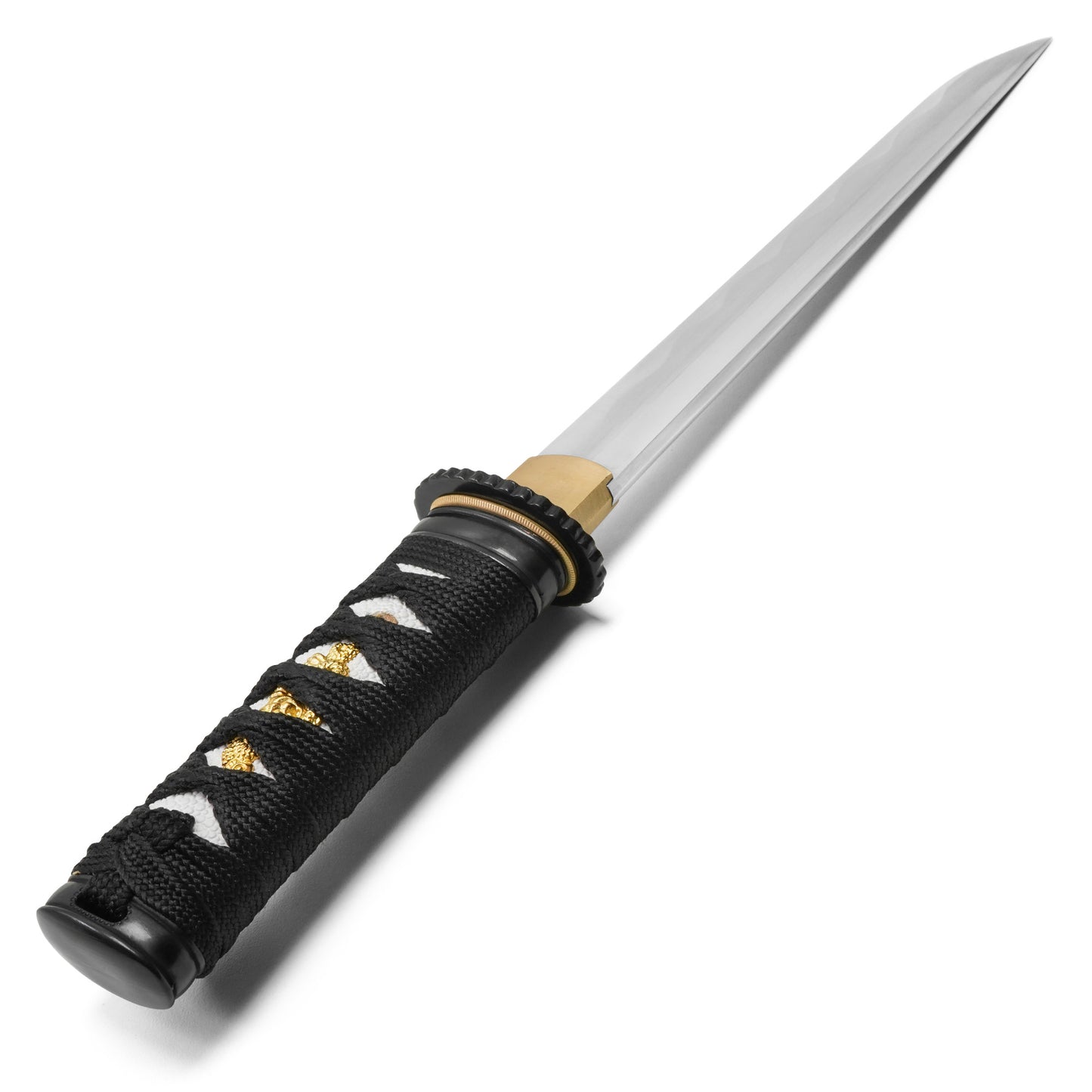 14.75" Black Straight Tanto Blade | Display Tanto Knife