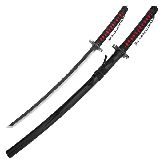 Bleach - Ichigo Kurosaki’s Tensa Zangetsu Katana Replica | Glowing LED Cosplay Sword