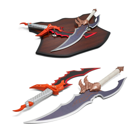 Solo Leveling – Venom Fang & Knight Killer 2-Piece Dagger Set Replica | Collectible Display Metal Daggers