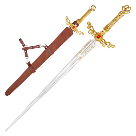 Elden Ring - Rogier’s Rapier Replica | Collectible Display Steel Sword