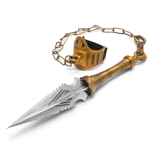 Mortal Kombat – Scorpion’s Kunai Replica | Collectible Display Steel Weapon