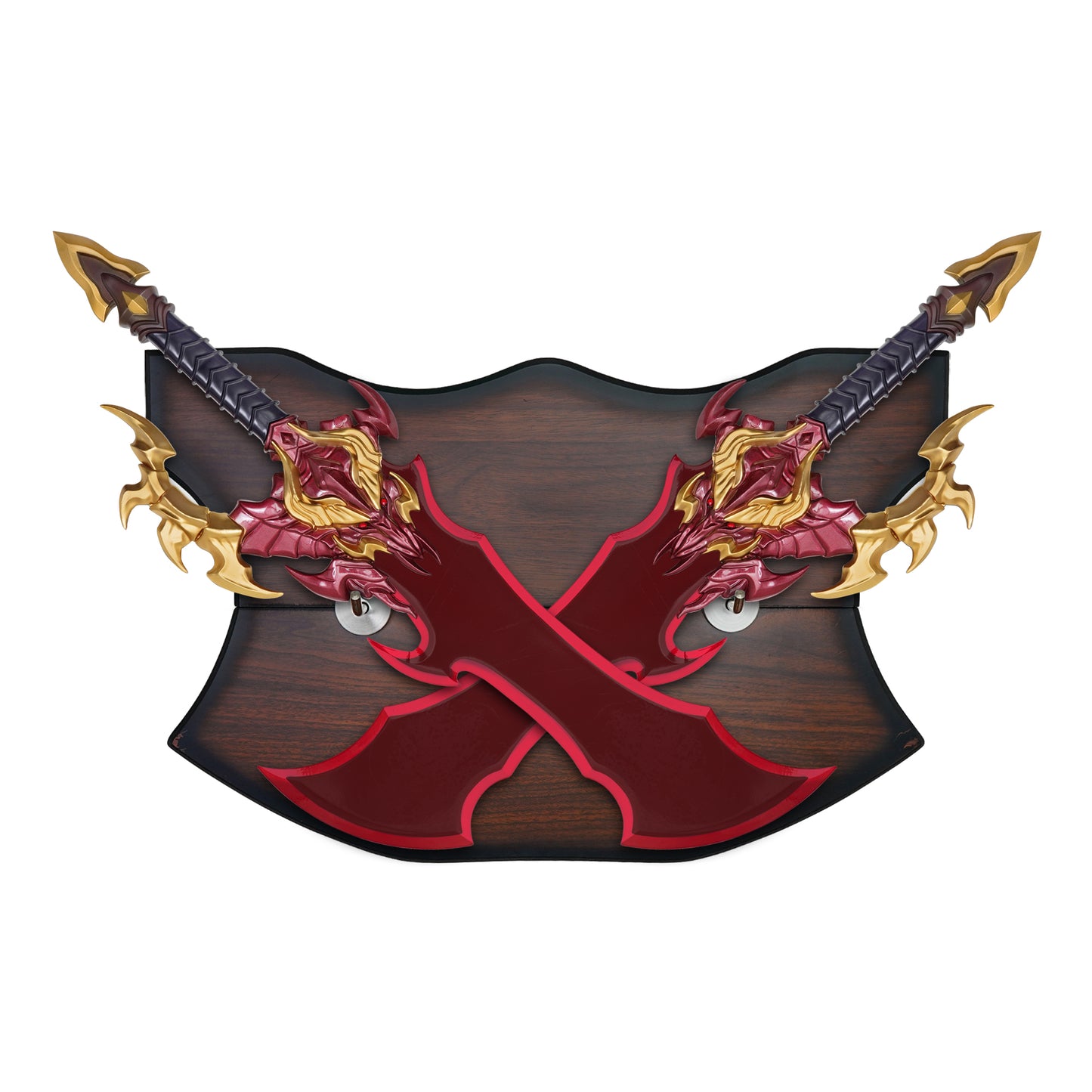 Solo Leveling - Demon King Dual Dagger Set Replica | Collectible Display Metal Daggers