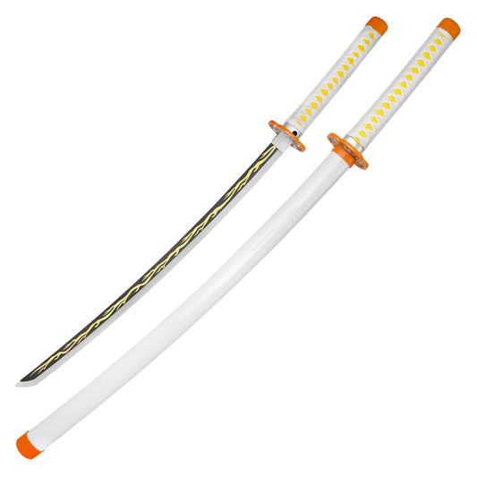 Demon Slayer - Zenitsu Agatsuma’s Nichirin Katana Replica | Glowing LED Cosplay Sword