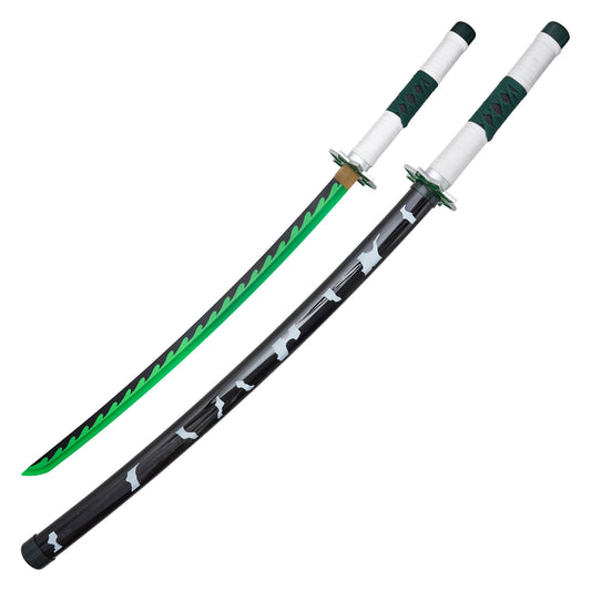 Demon Slayer - Sanemi Shinazugawa’s Nichirin Katana Replica | Glowing LED Cosplay Sword