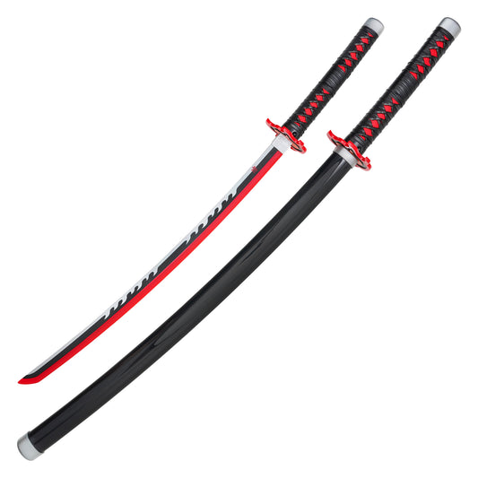 Demon Slayer - Tanjiro Kamado’s Nichirin Katana Replica | Glowing LED Cosplay Sword