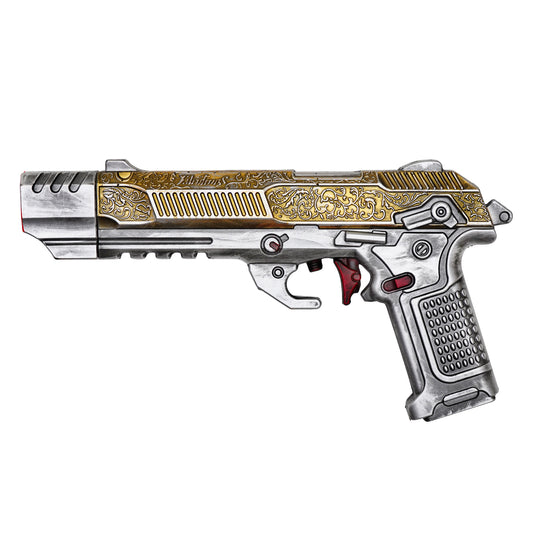 Cyberpunk 2077 - "La Chingona Dorada" Pistol Replica | Collectible Foam Gun