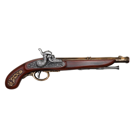 Italian Flintlock Pistol Replica | Collectible Foam Gun