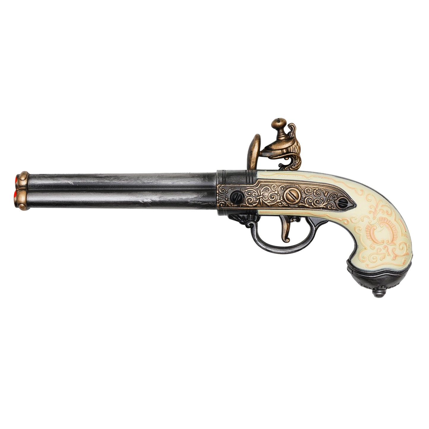 Italian Flintlock Pistol Replica | Collectible Historical Foam Gun