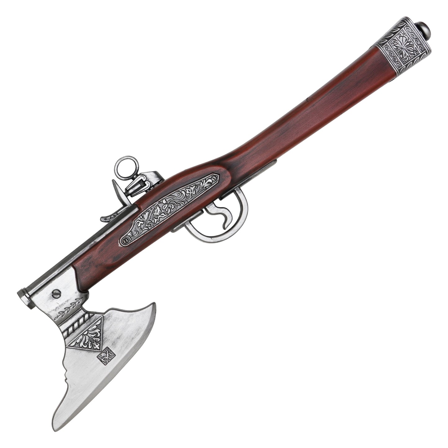 Flintlock Axe-Pistol Replica | Collectible Historical Foam Axe