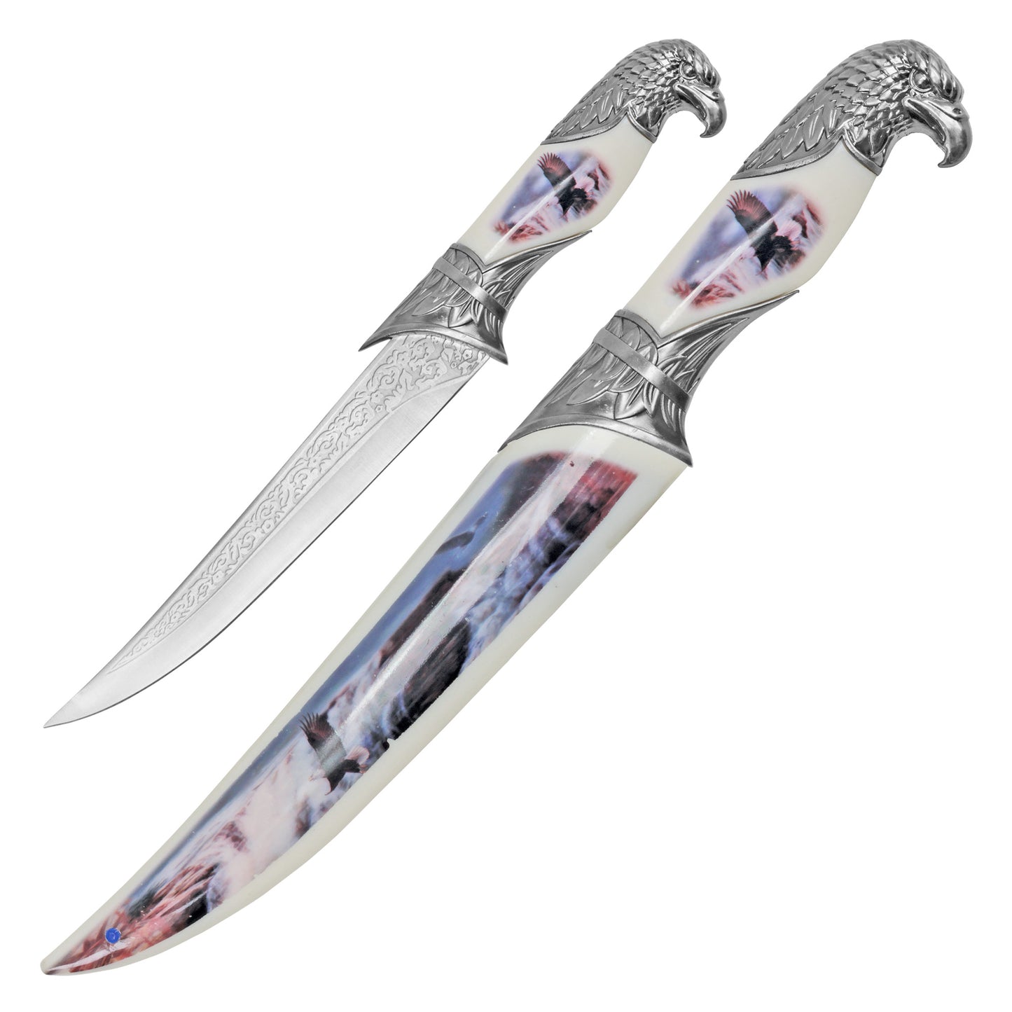 13" Soaring Eagle Hunting Knife | Fixed Blade Collectible Knife
