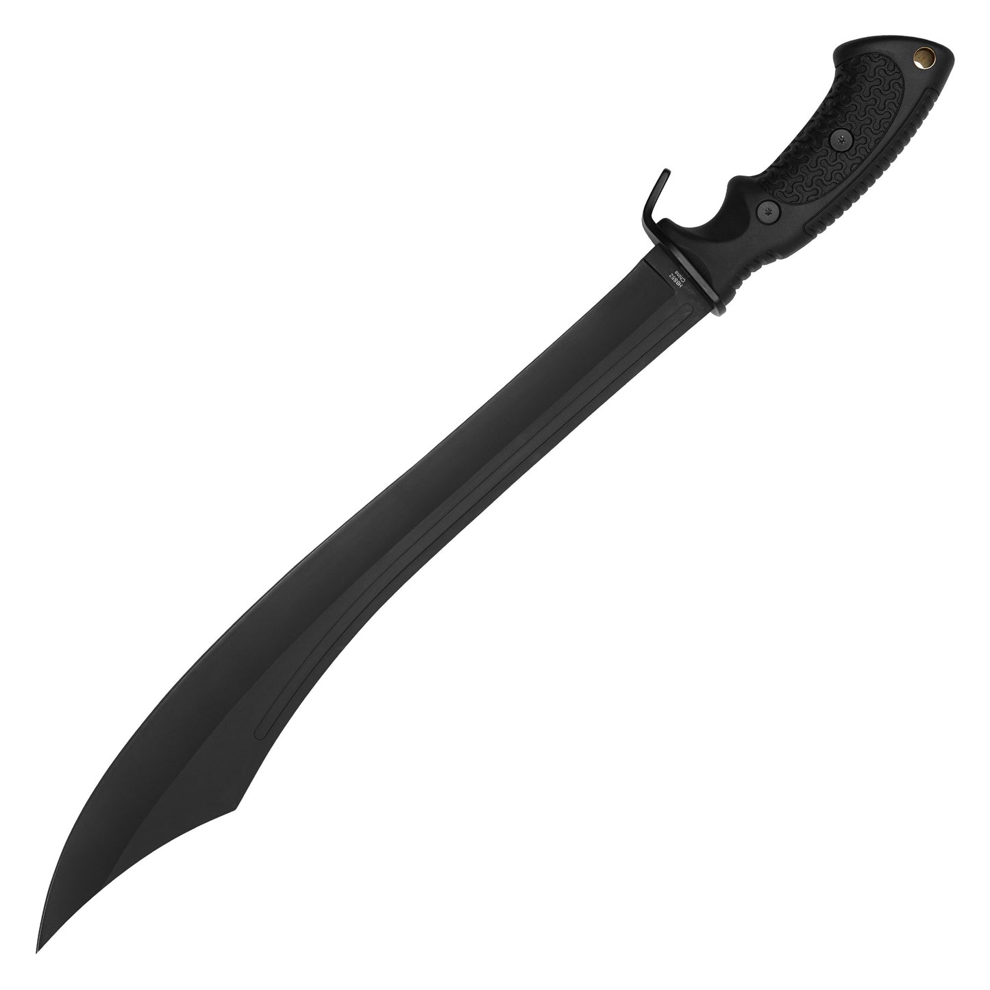 Buckshot Knives - 20.5" Tactical Black Scimitar | Fixed Blade Scimitar