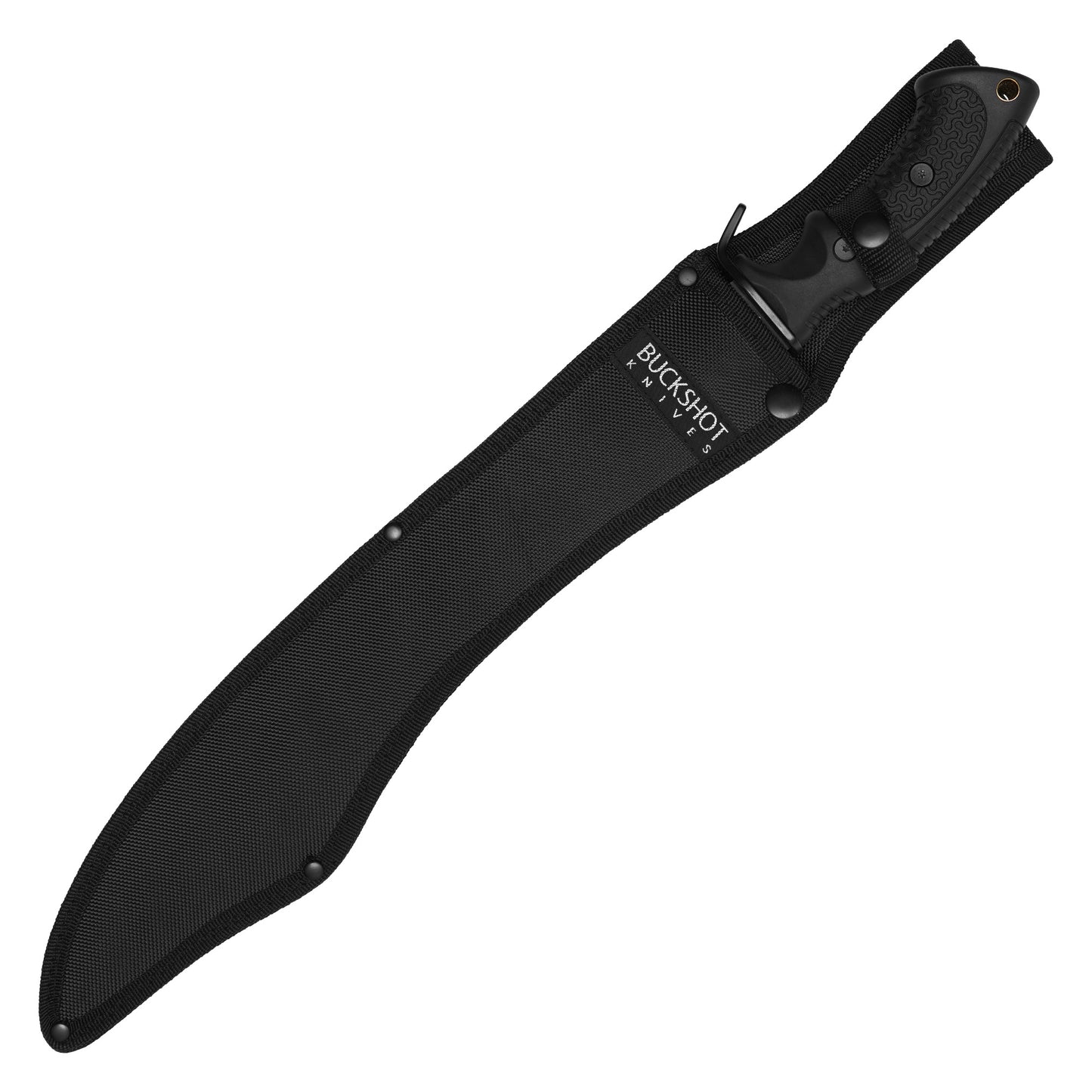 Buckshot Knives - 20.5" Tactical Black Scimitar | Fixed Blade Scimitar