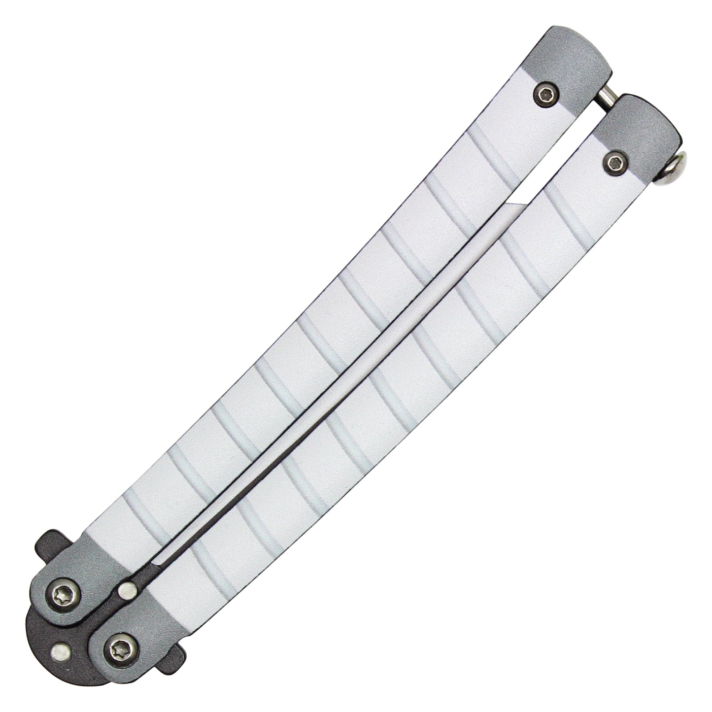 Demon Slayer - 8.75" Inosuke Hashibira's Nichirin Katana | Balisong Butterfly Trainer Knife