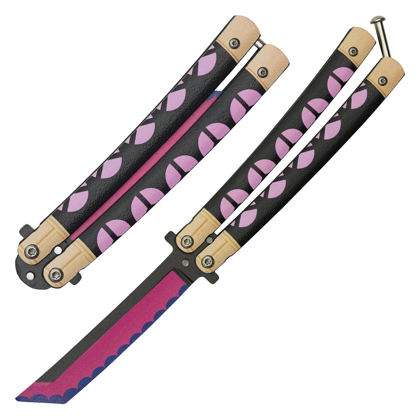 One Piece - 8.5" Roronoa Zoro's Shusui | Balisong Butterfly Trainer Knife
