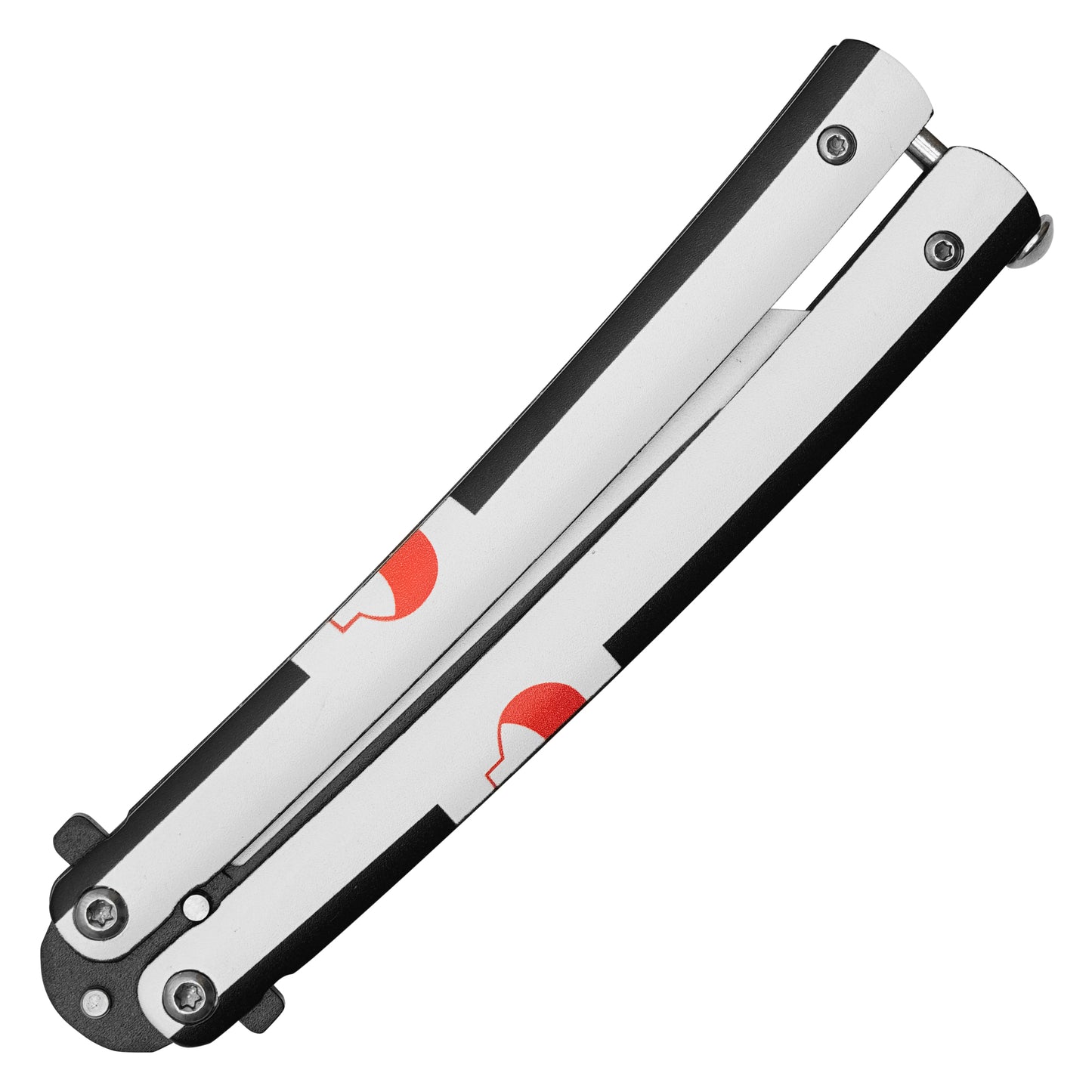Naruto - 8.5" Sasuke's White Sword of Kusanagi | Balisong Butterfly Trainer Knife