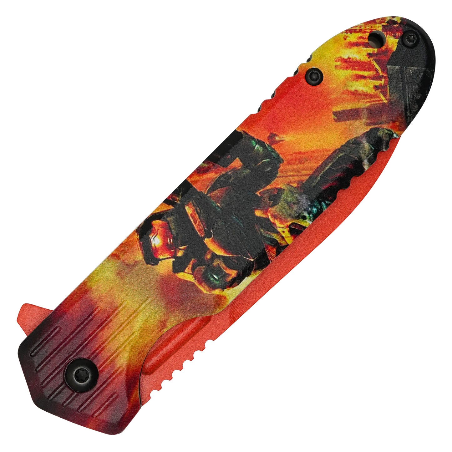 Halo - 8" Orange Master Chief | Spring Assisted Pocket Knife