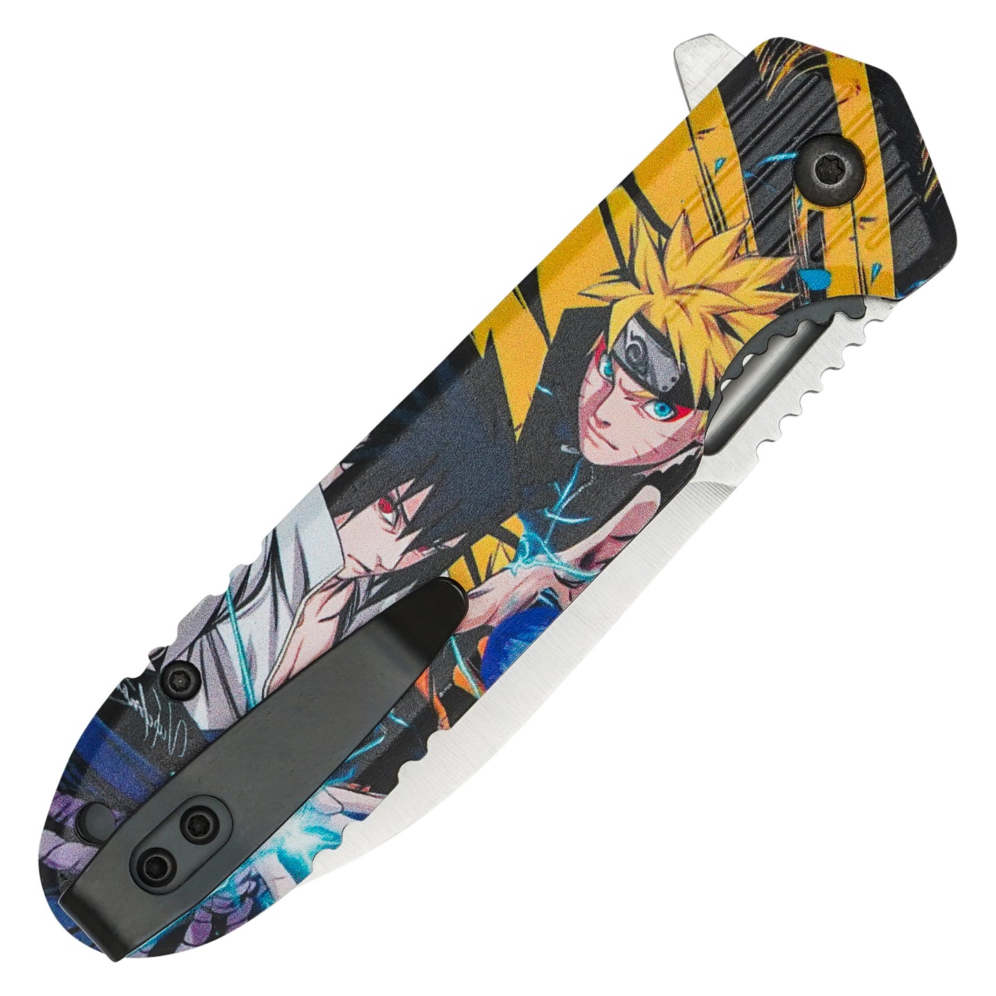 Naruto - 8" Naruto & Sasuke | Spring Assisted Pocket Knife