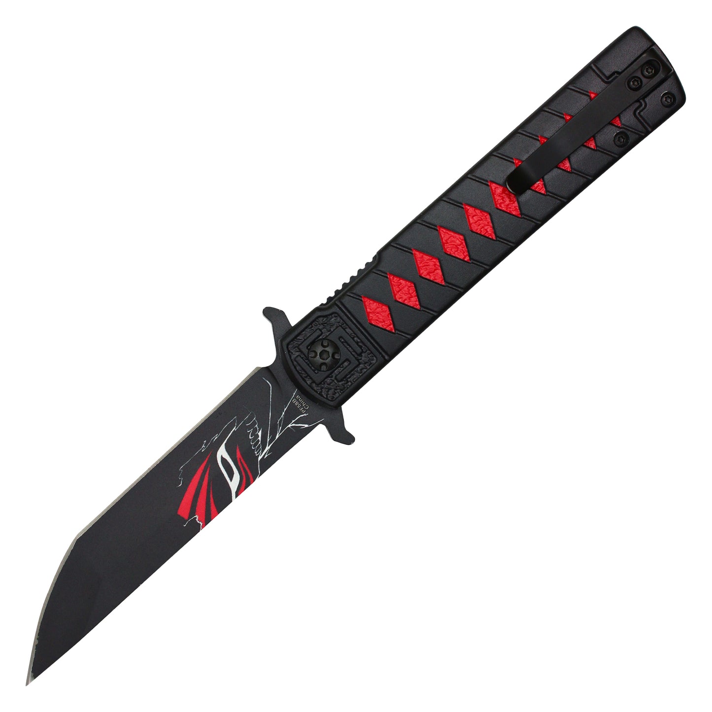Bleach - 9" Ichigo Kurosaki's Tensa Zangetsu | Spring Assisted Pocket Knife