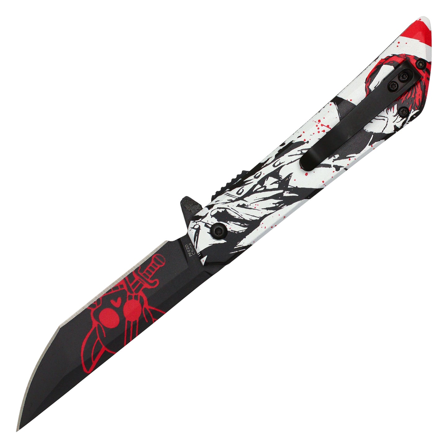One Piece - 8" "Red-Haired" Shanks | Spring Assisted Pocket Knife