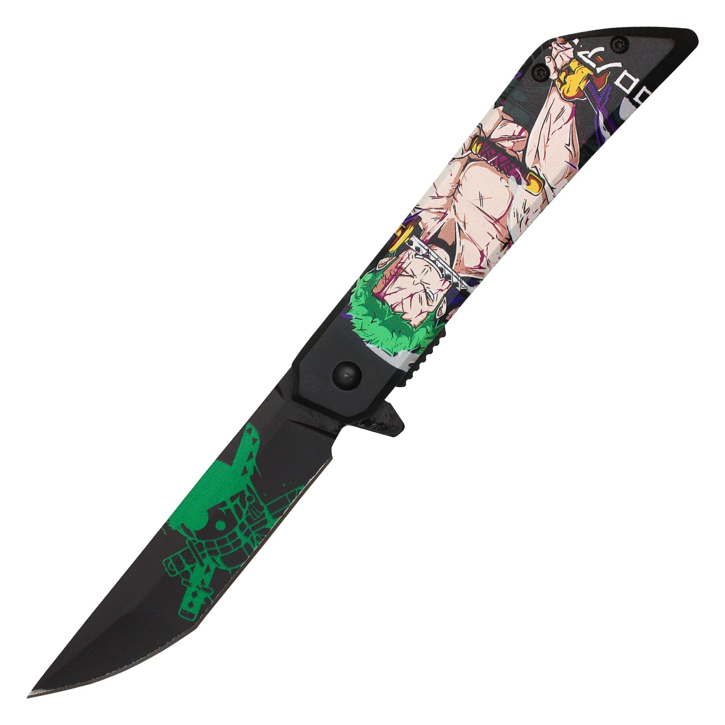 One Piece - 8" Roronoa Zoro | Spring Assisted Pocket Knife