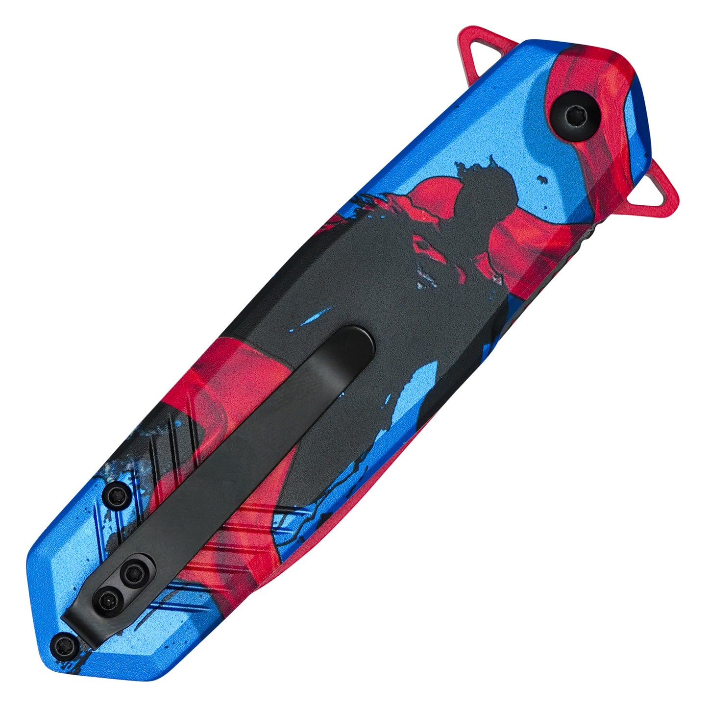 Superman - 8" Red & Blue Man of Steel | Spring Assisted Pocket Knife