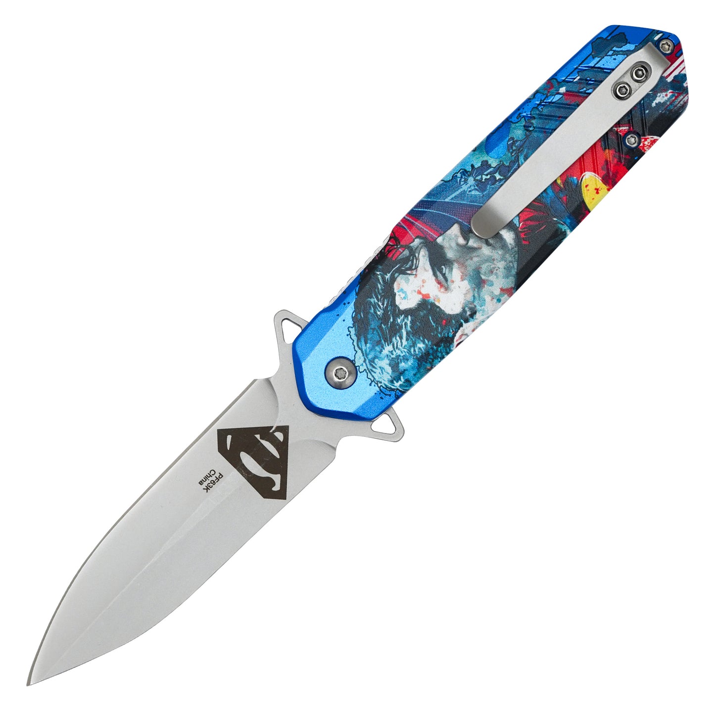 Superman - 8" Man of Steel Edition | Spring Assisted Pocket Knife