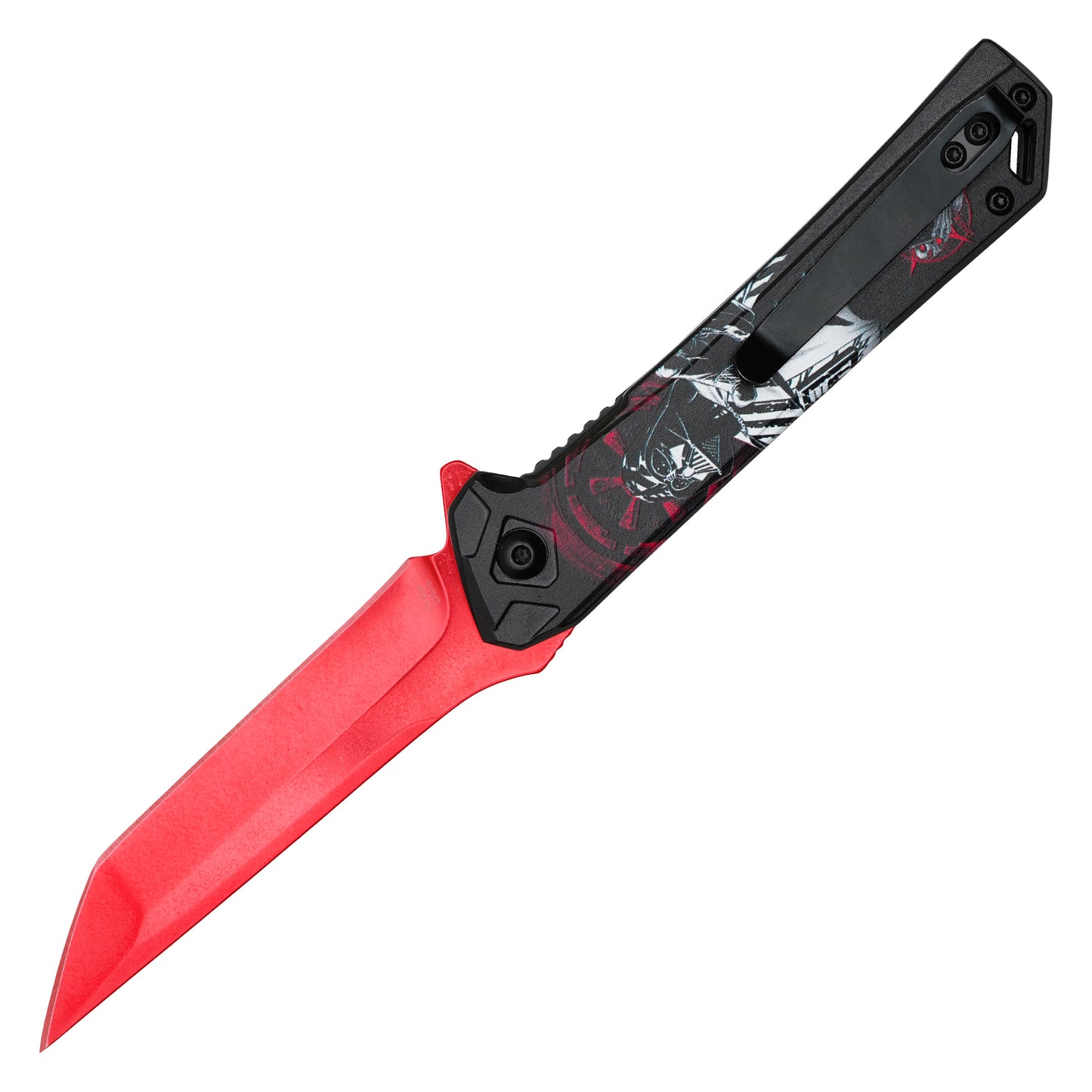 Star Wars - 8" Red Darth Vader | Spring Assisted Pocket Knife