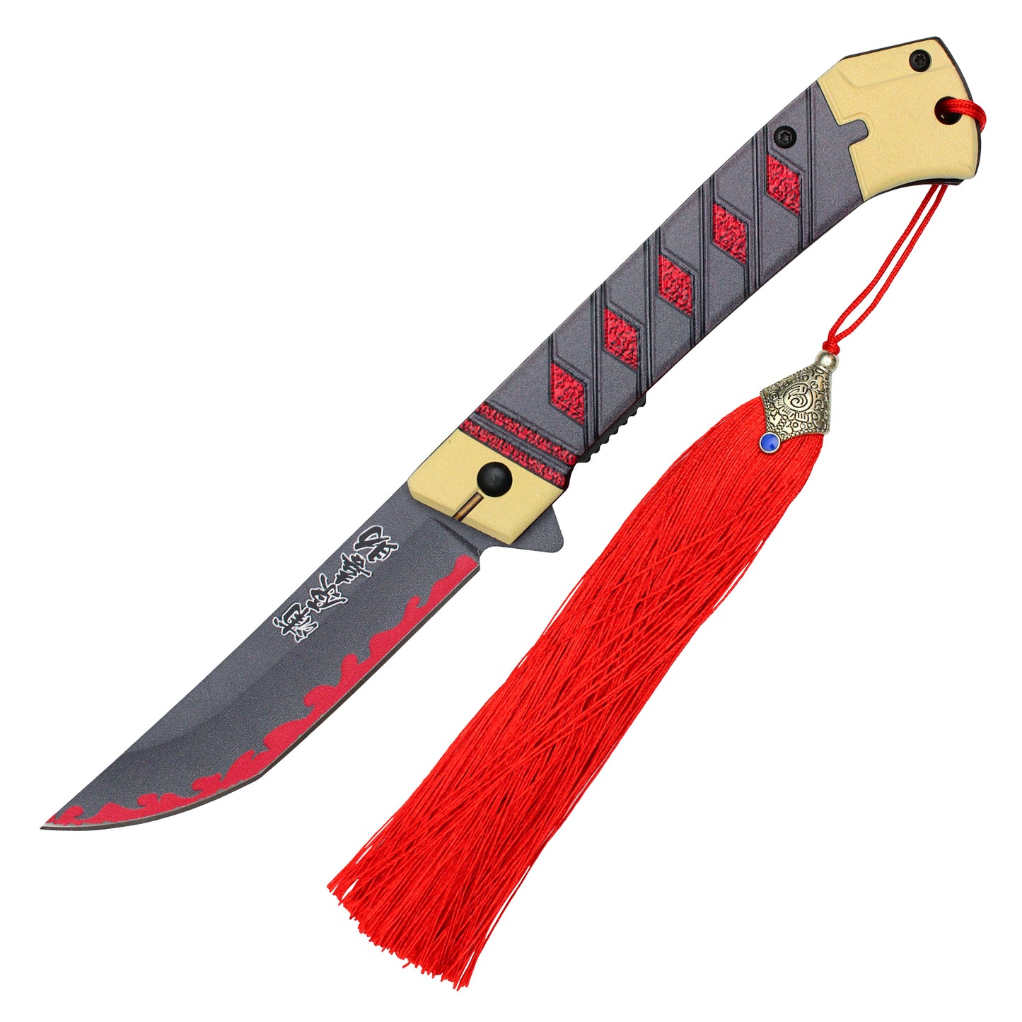 Bleach - 8.25" Kisuke Urahara's Benihime Katana | Spring Assisted Pocket Knife