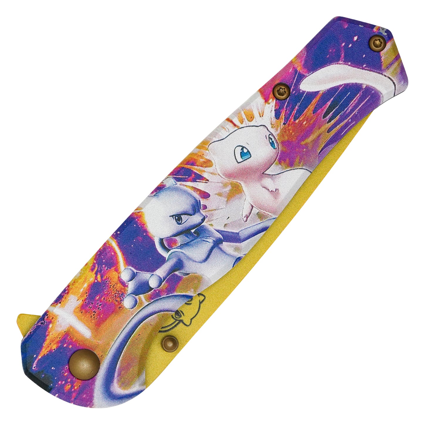 Pokémon - 8" Mewto & Mew | Spring Assisted Pocket Knife
