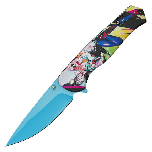 Dragon Ball Z - 8” Bunny Bulma | Spring Assisted Pocket Knife