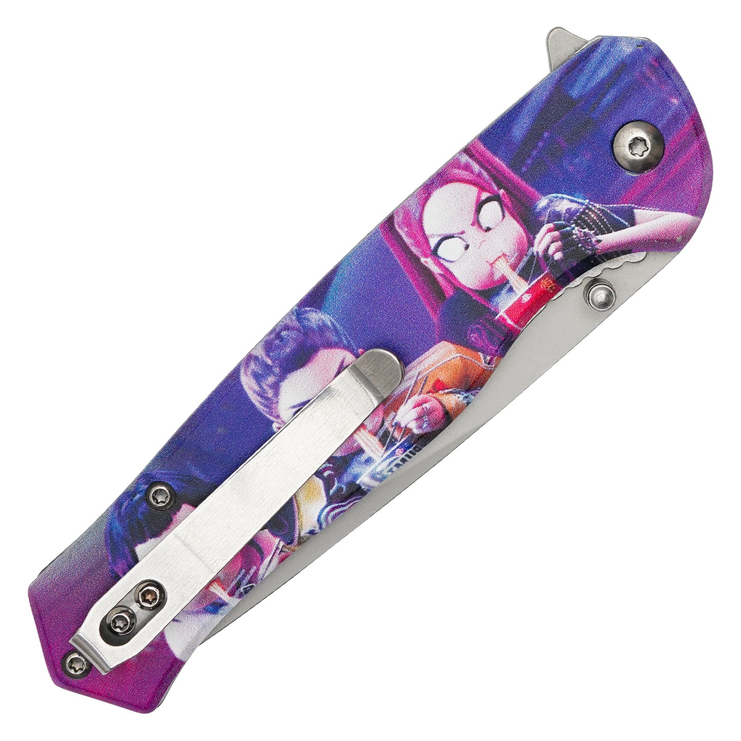 K‑Pop Demon Hunters – 8" Huntrix Ramen | Spring Assisted Pocket Knife