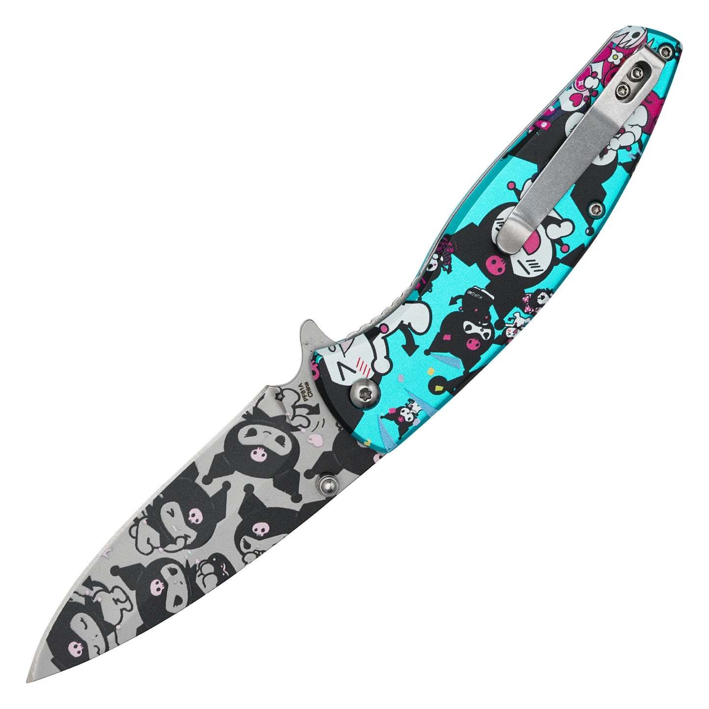 Sanrio - 8" Blue Kuromi | Spring Assisted Pocket Knife