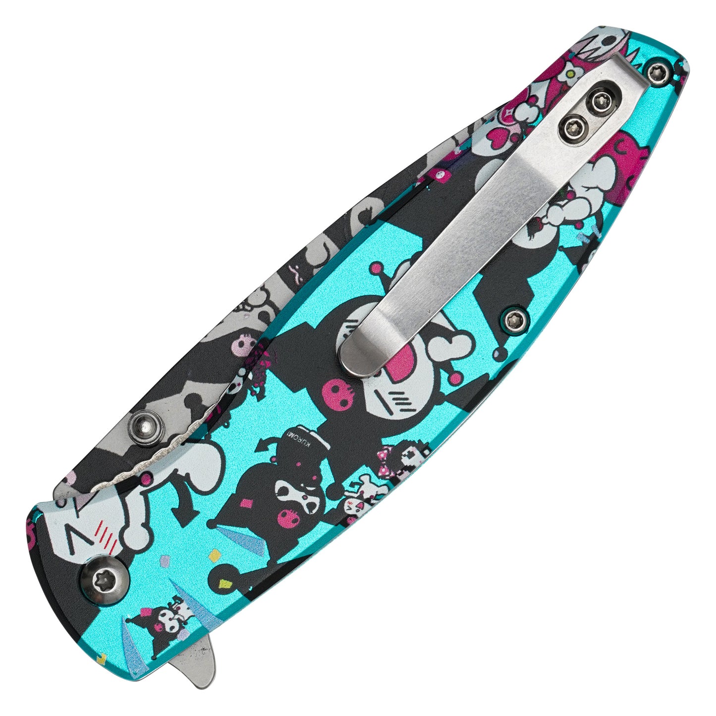 Sanrio - 8" Blue Kuromi | Spring Assisted Pocket Knife