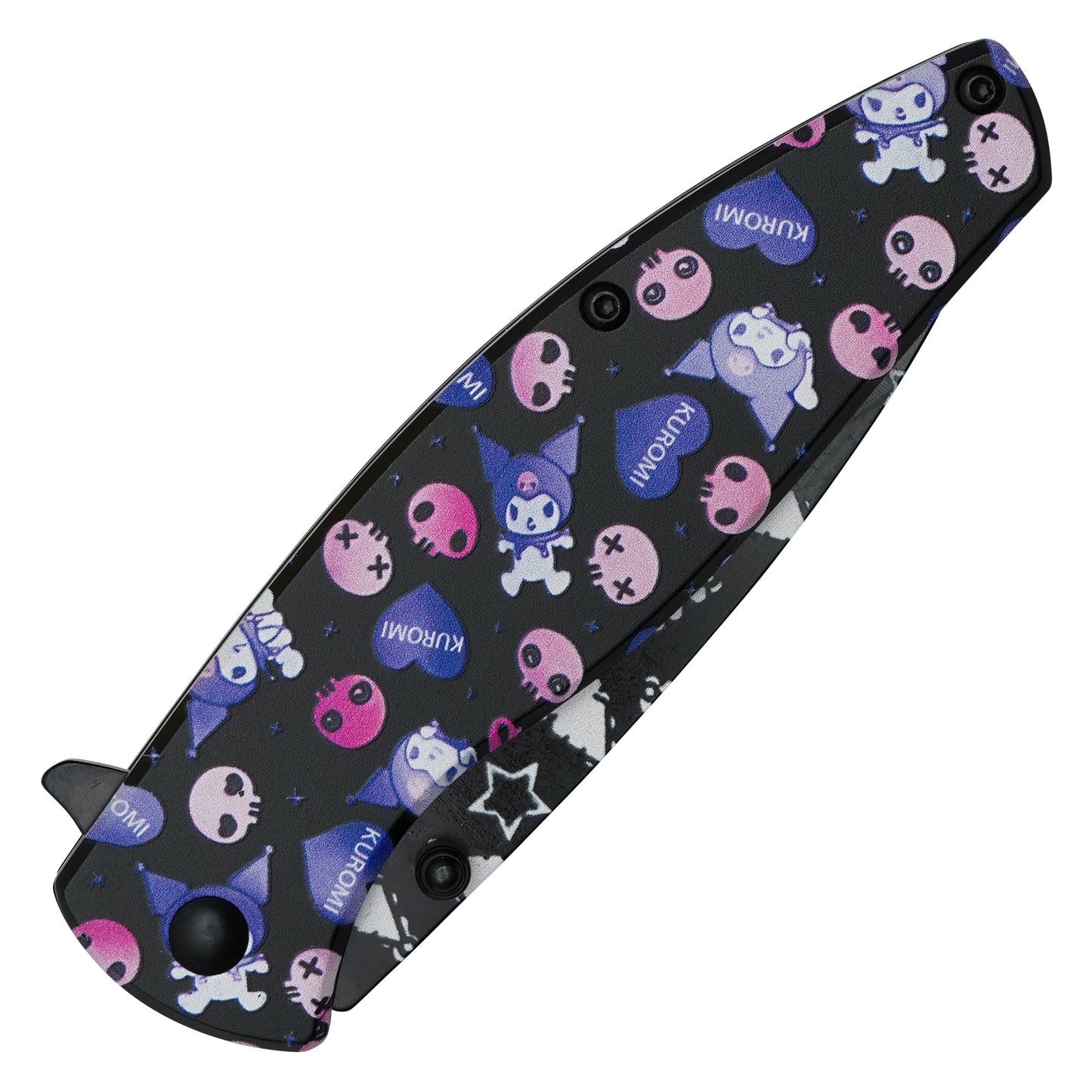 Sanrio - 8" Black Kuromi | Spring Assisted Pocket Knife