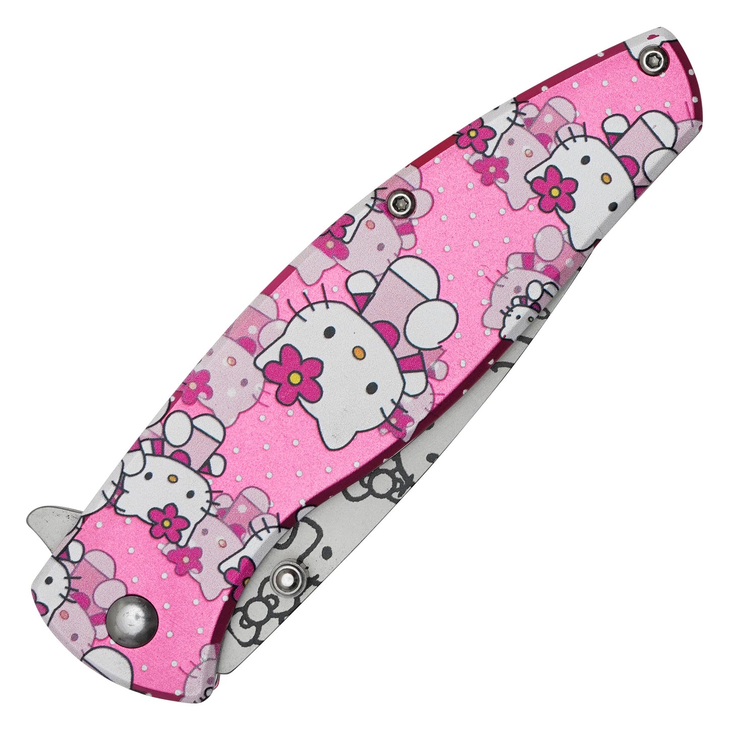 Hello Kitty - 8" Pink Kitty | Spring Assisted Pocket Knife