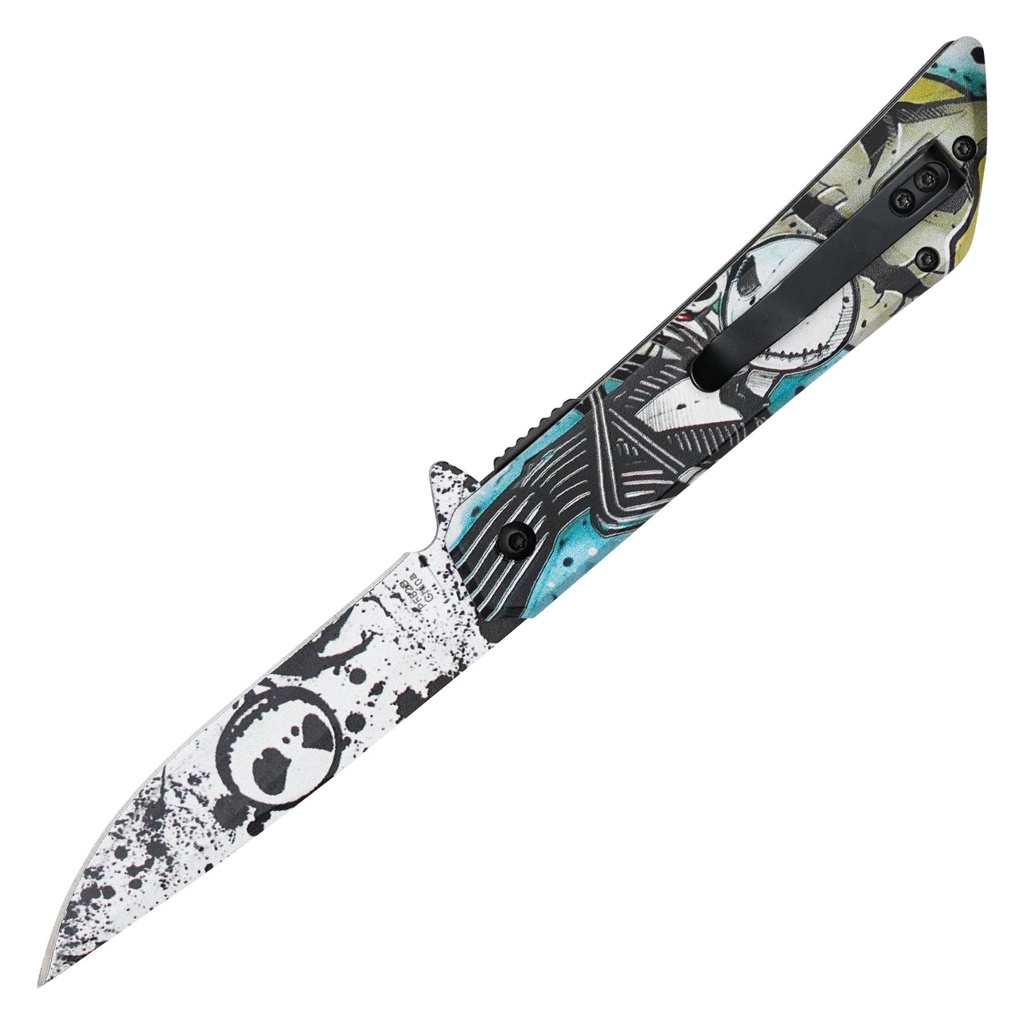 The Nightmare Before Christmas - 8" Jack Skellington & Oogie Boogie | Spring Assisted Pocket Knife