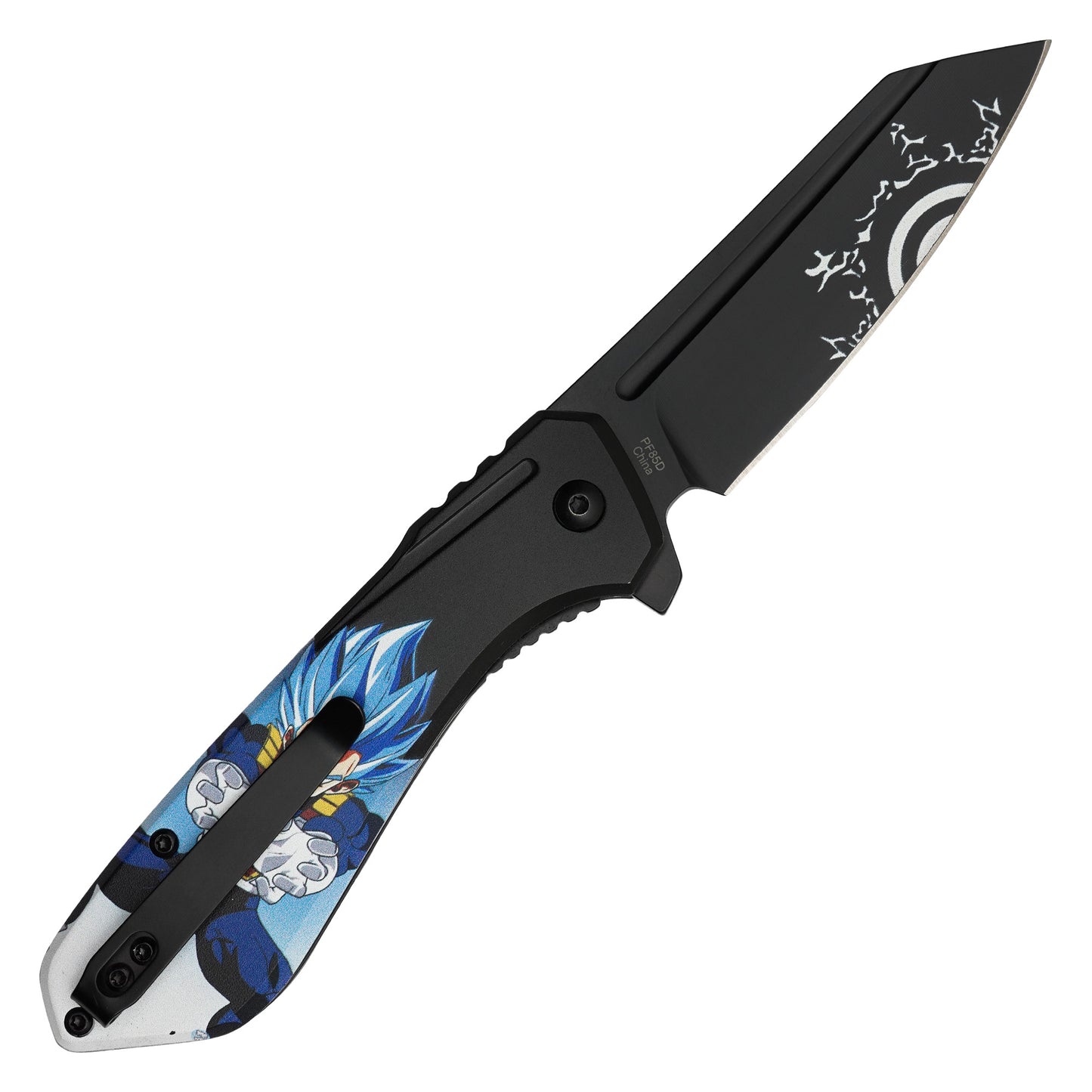 Dragon Ball Z - 7.75” Super Saiyan Vegeta | Spring Assisted Pocket Knife