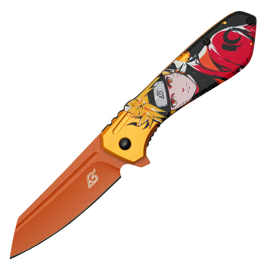 Naruto - 7.75” Naruto Uzumaki | Spring Assisted Pocket Knife