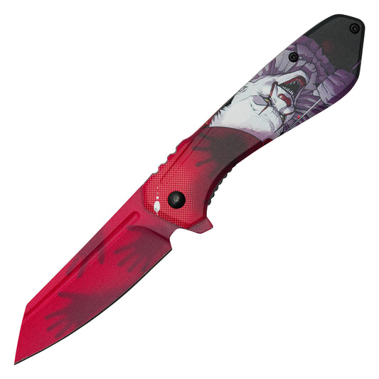 IT - 7.75” Pennywise Red Balloon | Spring Assisted Pocket Knife