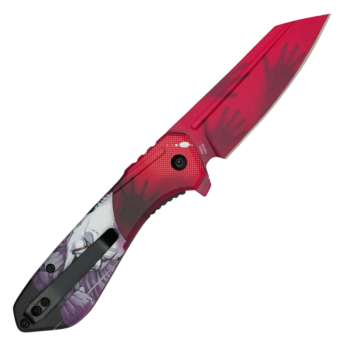 IT - 7.75” Pennywise Red Balloon | Spring Assisted Pocket Knife