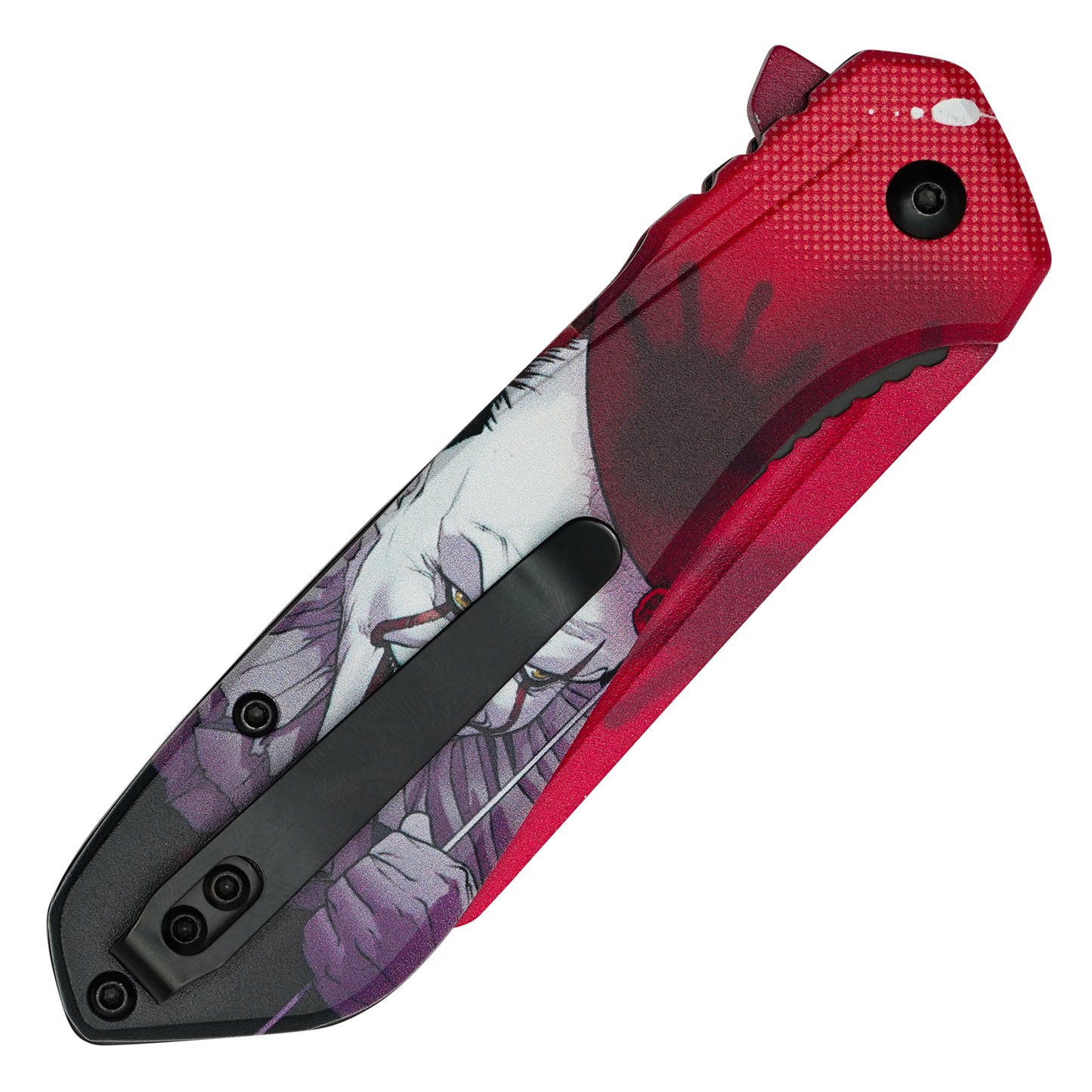IT - 7.75” Pennywise Red Balloon | Spring Assisted Pocket Knife