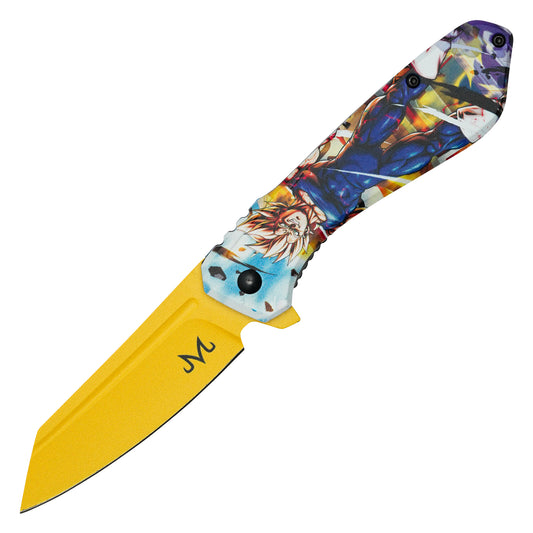 Dragon Ball Z - 7.75” Majin Vegeta | Spring Assisted Pocket Knife