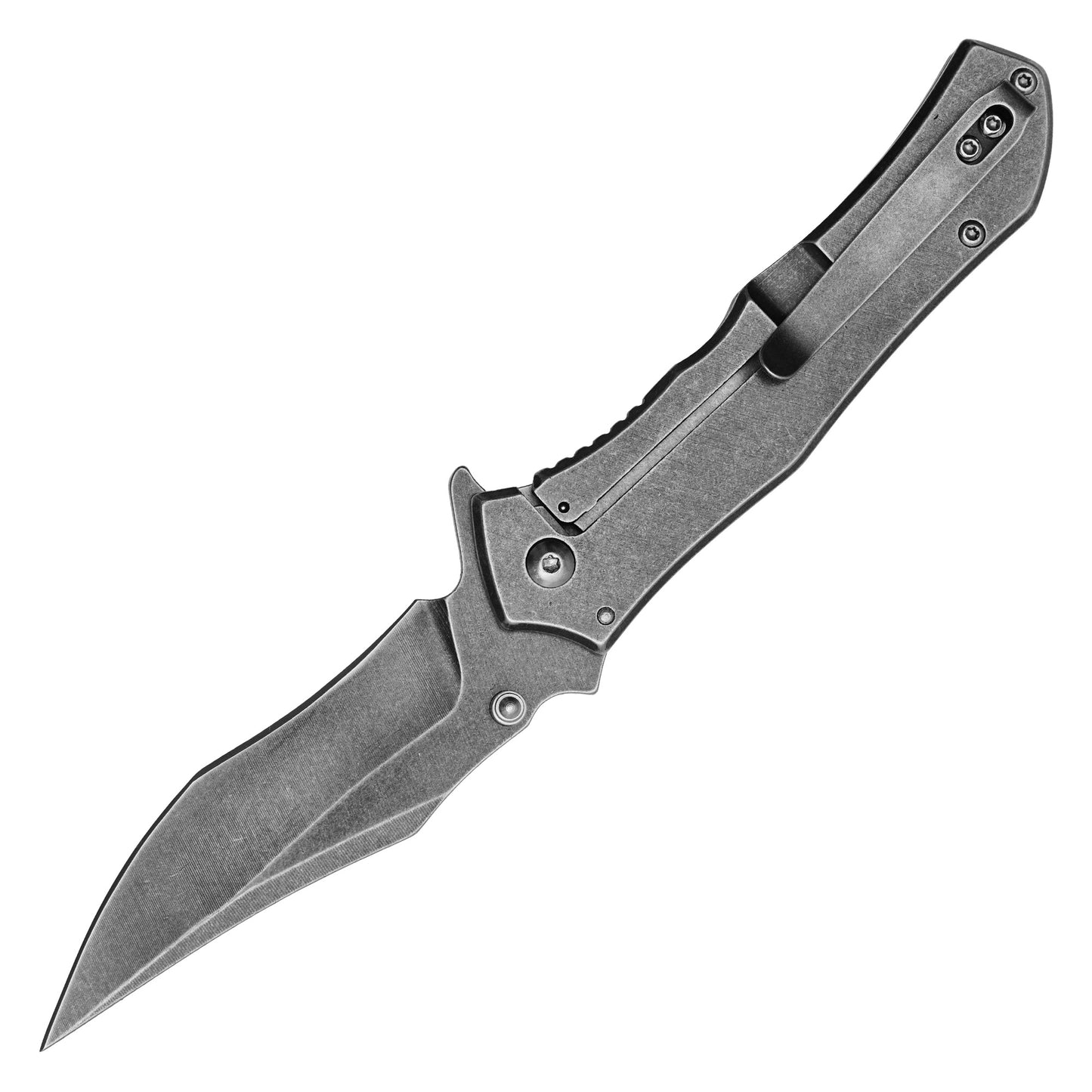 The Witcher 3 - 8” Stonewashed Wolf | Spring Assisted Pocket Knife