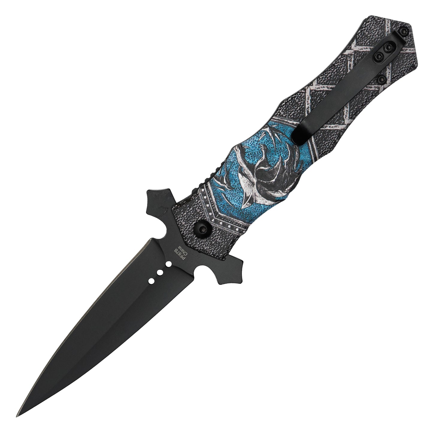 The Witcher 3 - 8.25” Wolf Pocket Dagger | Spring Assisted Pocket Knife