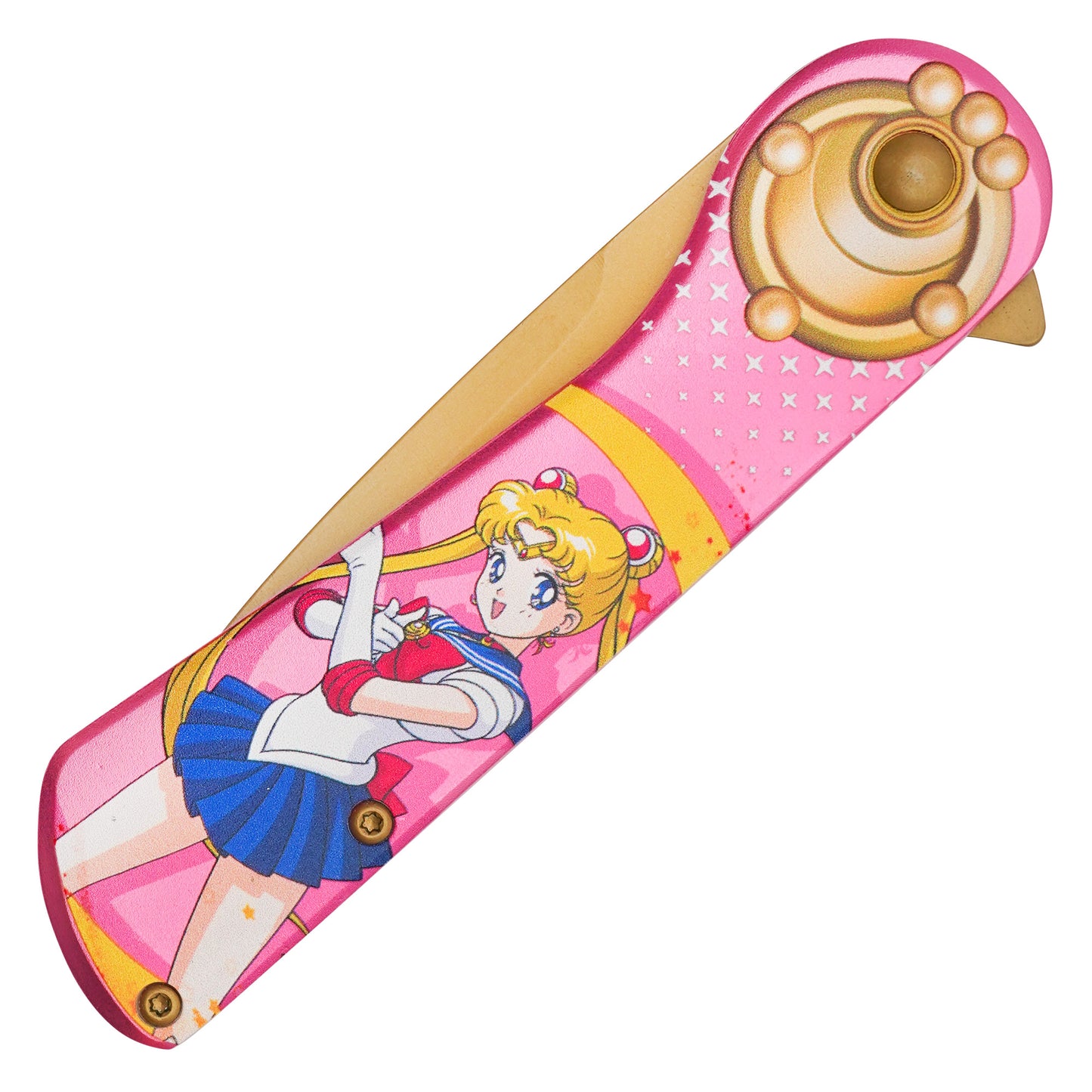 Sailor Moon - 8” Pink & Gold | Spring Assisted Pocket Knife