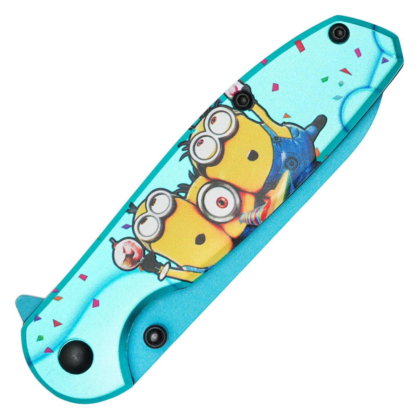 Minions - 7.25” Blue Minion Print | Spring Assisted Pocket Knife