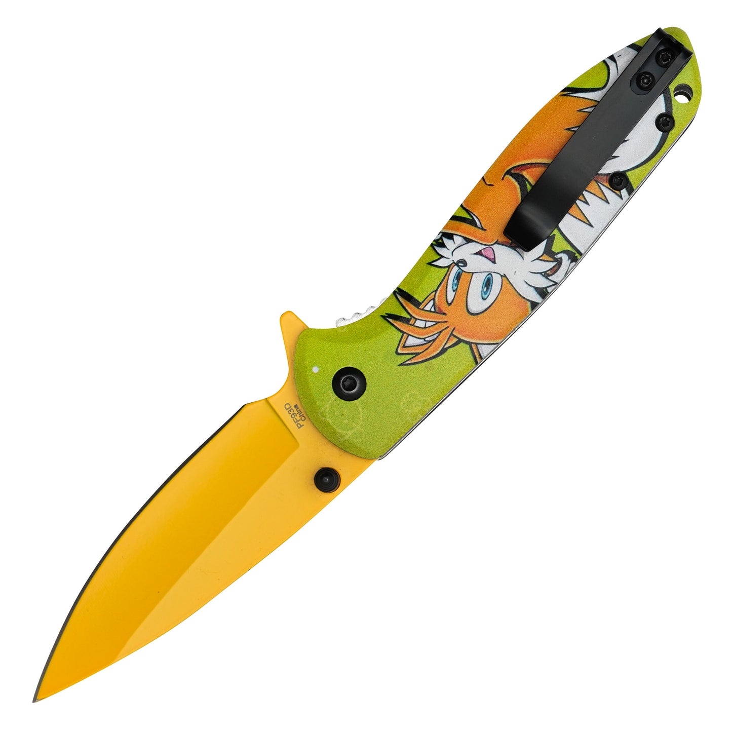 Sonic The Hedgehog - 7.75" Miles “Tails” Prower | Spring Assisted Pocket Knife