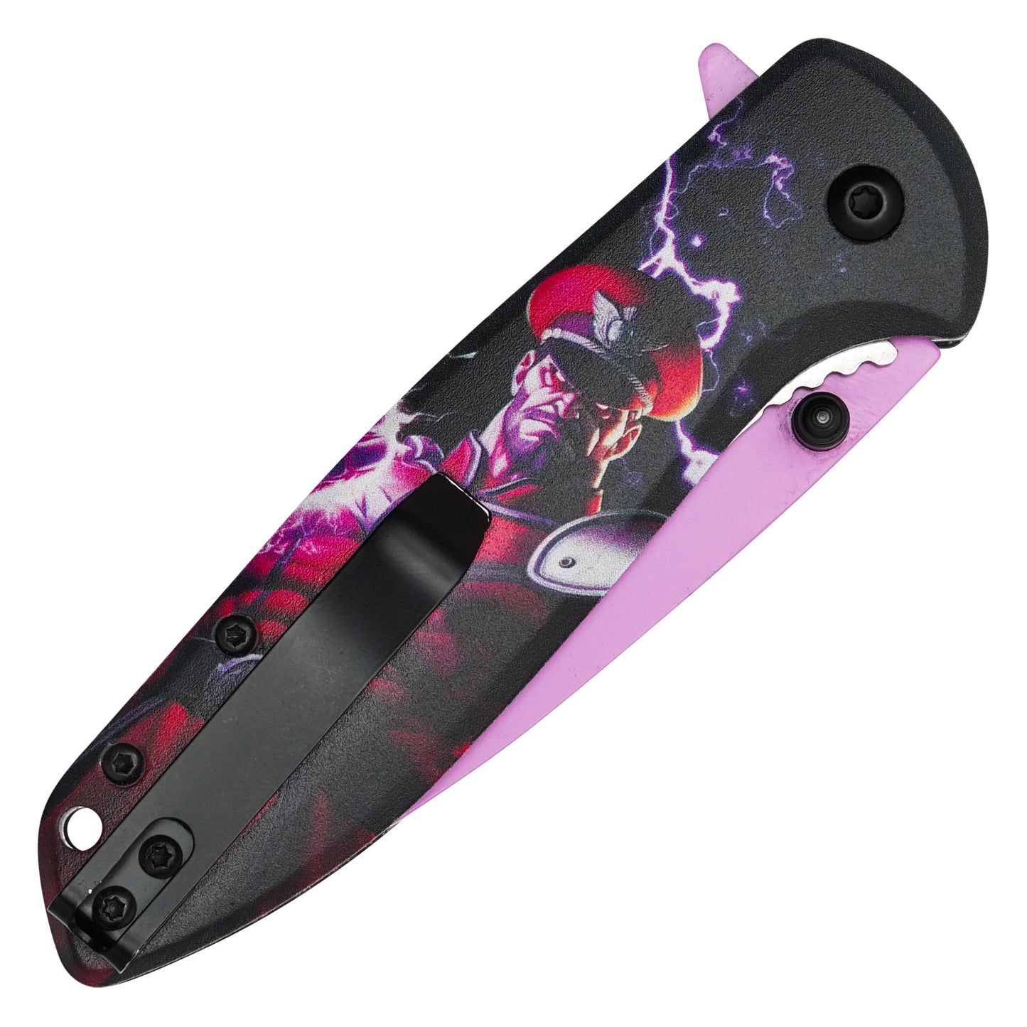 Street Fighter - 7.75" M. Bison | Spring Assisted Pocket Knife