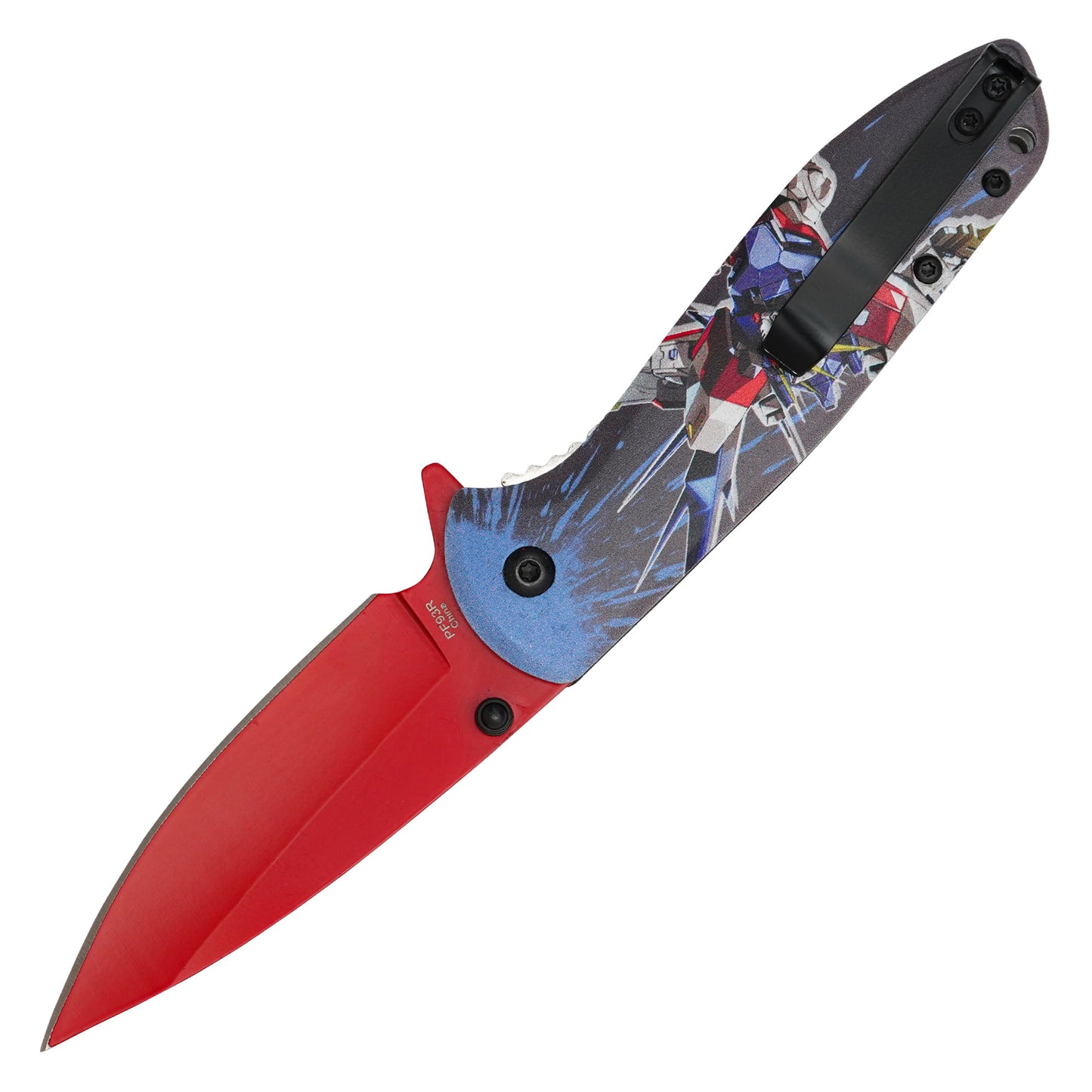 Mobile Suit Gundam - 7.75" GAT-X105B Build Strike Gundam | Spring Assisted Pocket Knife